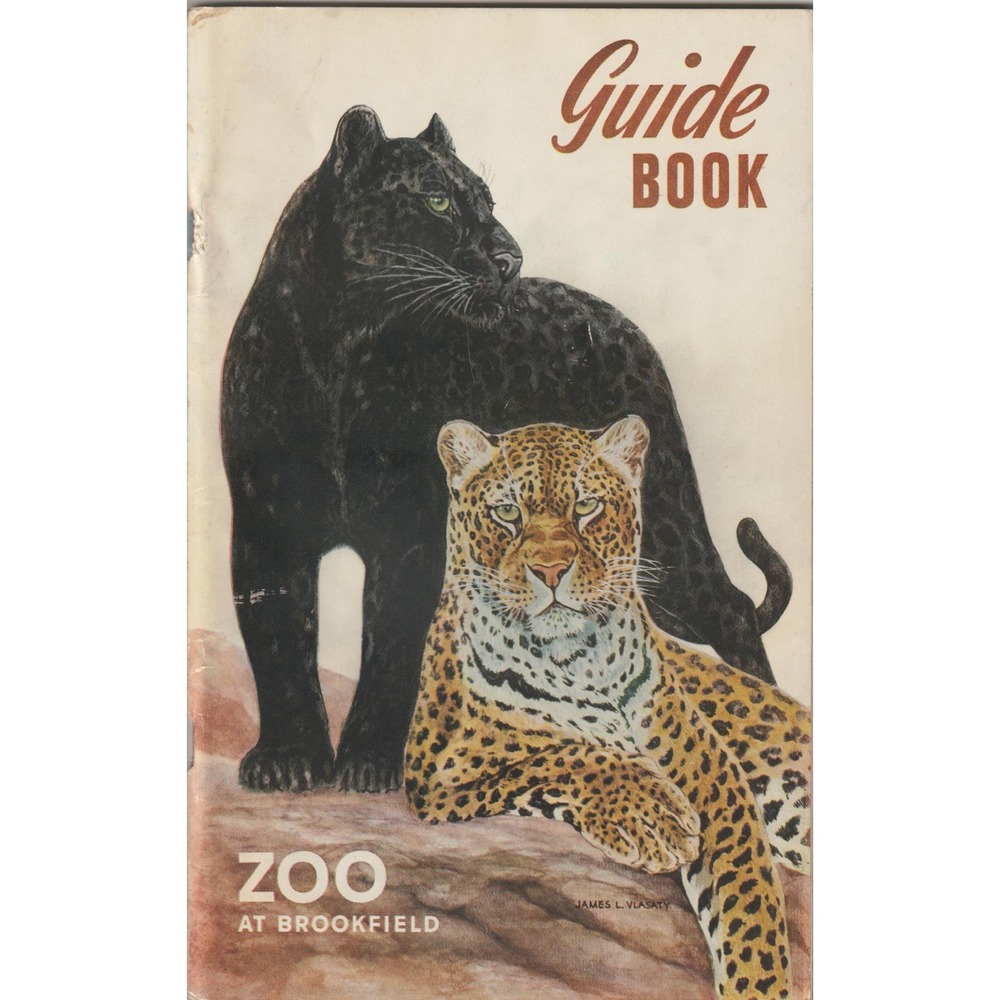 Vintage Official Guide Book Zoo at Brookfield Chicago Zoological Park Illinois - Picture 1 of 3